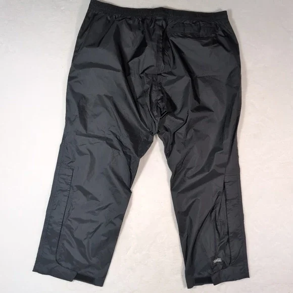 LL Bean TEK 2.5 Rain Pants Womens 2X Reg Black Ripstop Waterproof Hiking 268242 - Picture 3 of 11